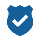 shield with check mark in it