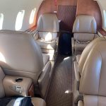 inside of Learjet 60