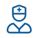 small healthcare worker icon